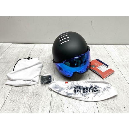 Kask narciarski z przyłbicą ATOMIC Visor Stereo Black 55-59 cm czarny