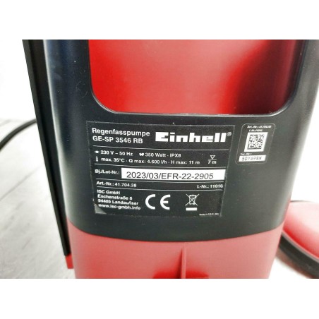 Pompa zanurzeniowa Einhell GE-SP 3546RB 350W 4600L