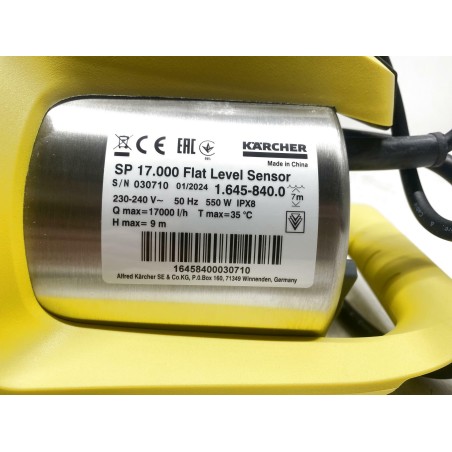 Pompa zanurzeniowa KARCHER  SP 17000 550 W 17000 l/h