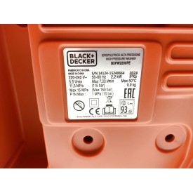 Myjka ciśnieniowa Black+Decker BXPW2200PE 2200 W