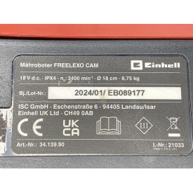 Robot koszący Einhell FREELEXO CAM 500, 18 V 