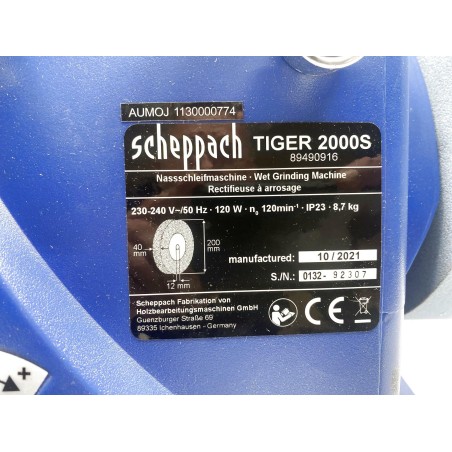 Szlifierka ostrzałka stołowa SCHEPPACH TIGER 2000S