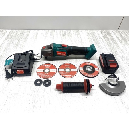 Akumulatorowa szlifierka kątowa HYCHIKA ML-CAG20-180K 115mm 18V 4,0 Ah 