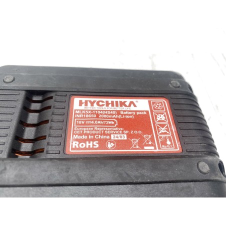 Akumulatorowa szlifierka kątowa HYCHIKA ML-CAG20-180K 115mm 18V 4,0 Ah 