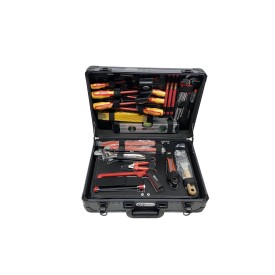 Skrzynka z narzędziami dla elektryka KS Tools 911.0628 1/4+1/2 ,128-szt