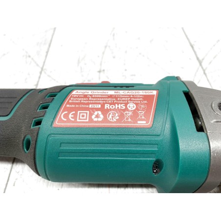 Akumulatorowa szlifierka kątowa HYCHIKA ML-CAG20-180K 115mm 18V 4,0 Ah 