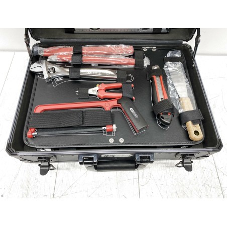 Skrzynka z narzędziami dla elektryka KS Tools 911.0628 1/4+1/2 ,128-szt