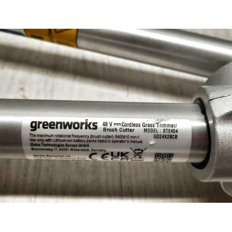 Akumulatorowa podkaszarka Greenworks 2w1 GD24X2BCB ładowarka +2x akumulator