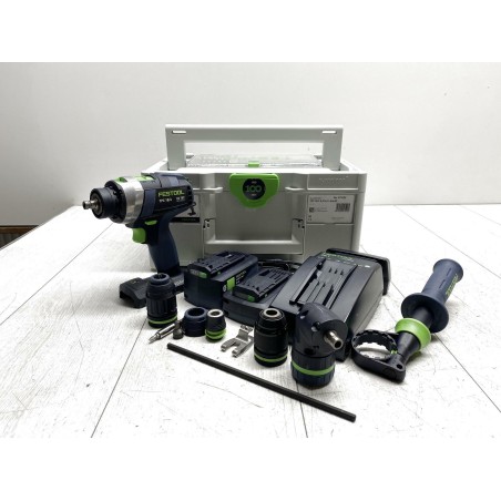 Wiertarko-wkrętarka Festool QUADRIVE TPC 18/4 I-Set/XL 577622
