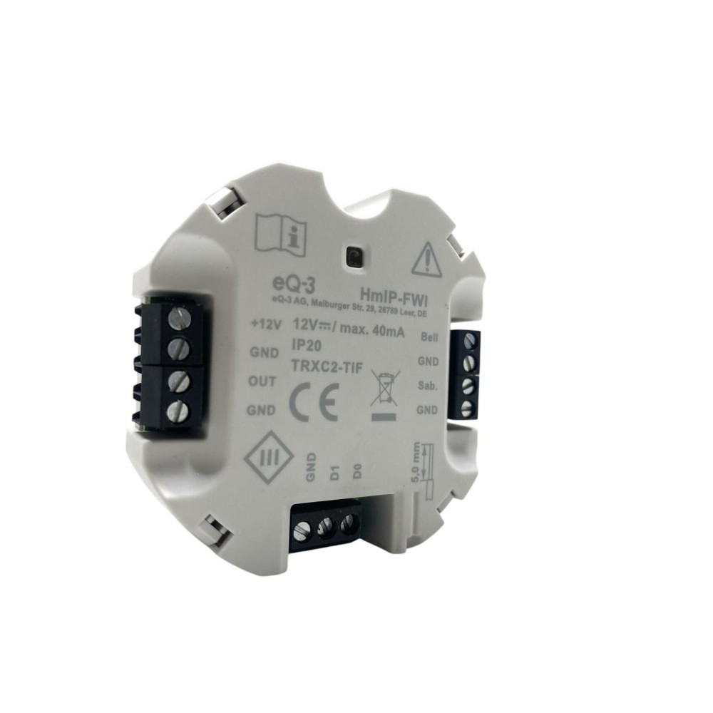 Centrala sterująca Homematic HmIP-FWI IP20 155182A0 12V
