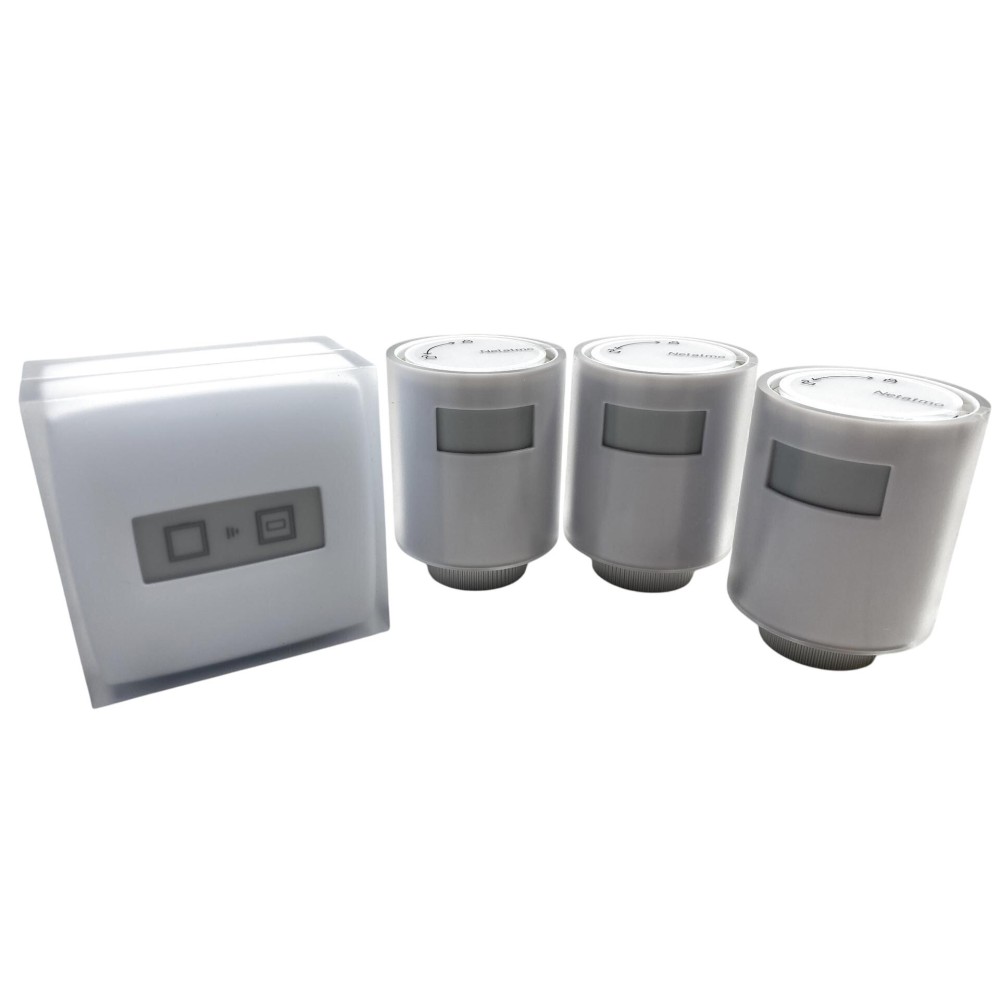 Zestaw bezprzewodowy termostat+3x głowice+mostek Netatmo NBU-NTH-NAV-EU