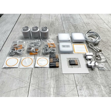 Zestaw bezprzewodowy termostat+3x głowice+mostek Netatmo NBU-NTH-NAV-EU