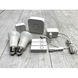 Zestaw startowy PHILIPS HUE 9W E27 + mostek Hue